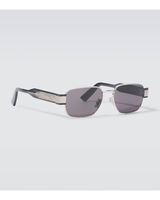 Gafas De Sol Rectangulares Christian Dior Label Dior de hombre de color Gray