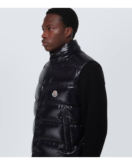 Moncler Black Tibb Down Vest for men