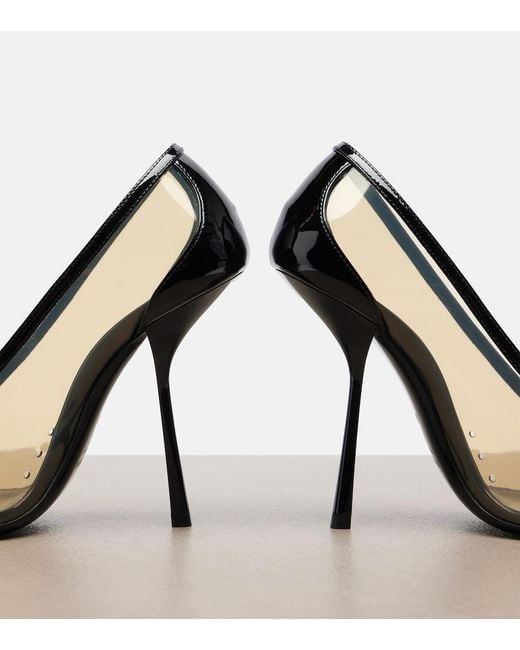 Saint Laurent Black Brigitte Tpu Pumps