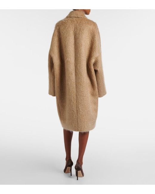Joseph Natural Alger Wool And Mohair-Blend Coat