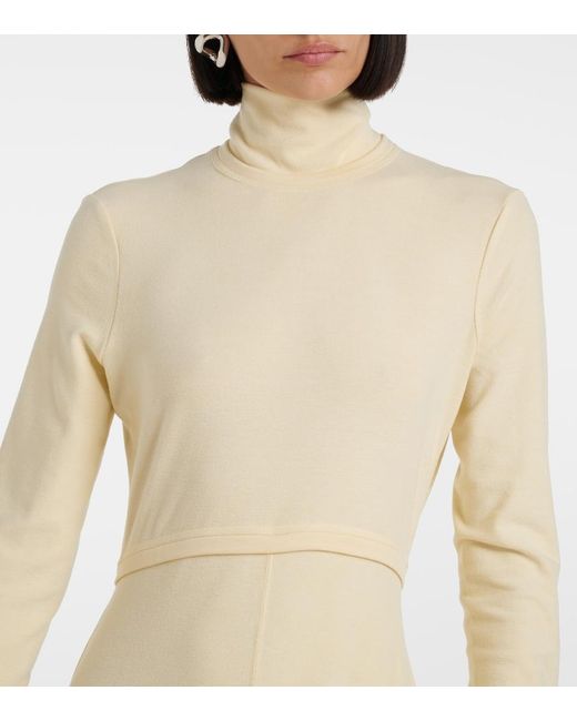 Proenza Schouler Natural Label Jayne Ribbed-Knit Maxi Dress