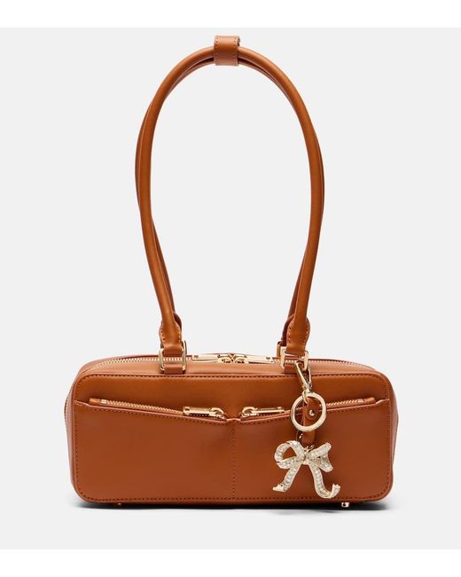 Self-Portrait Brown Small Leather Shoulder Bag