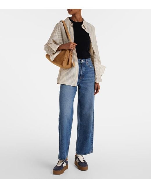 Hogan Blue Cool Suede Platform Sneakers