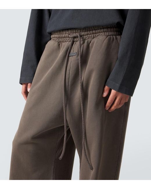 Fear Of God Brown Cotton Jersey Sweatpants for men