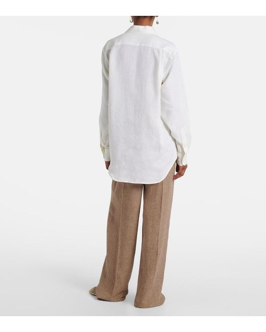 Camicia Andre di Loro Piana in White