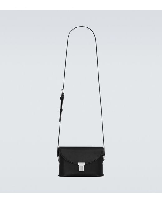 Saint Laurent Tuc Small Leather Crossbody Bag in White for Men Lyst