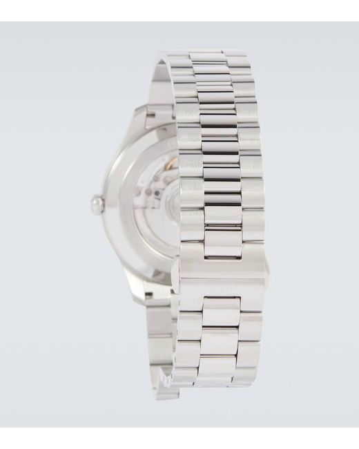 Gucci White G-timeless 40mm Steel Watch for men