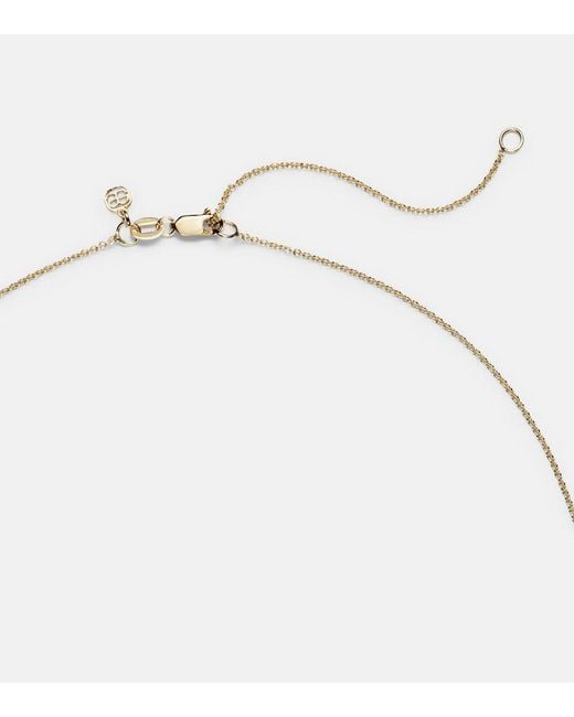 Sydney Evan White Ufo 14Kt Pendant Necklace With Diamonds