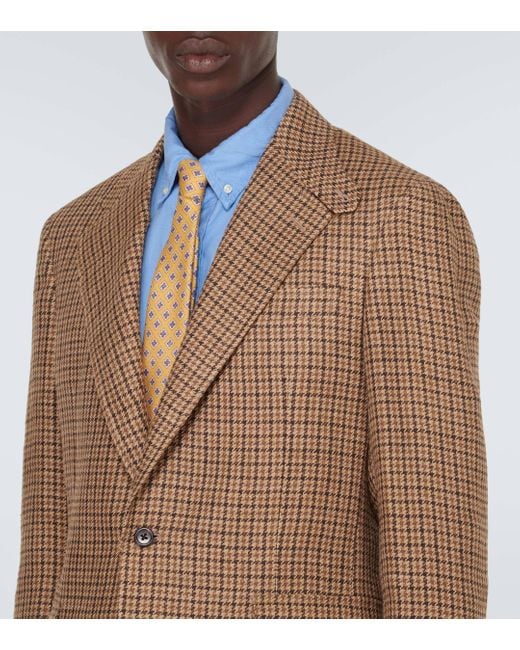 Blazer en lin et soie Polo Ralph Lauren pour homme en coloris Brown