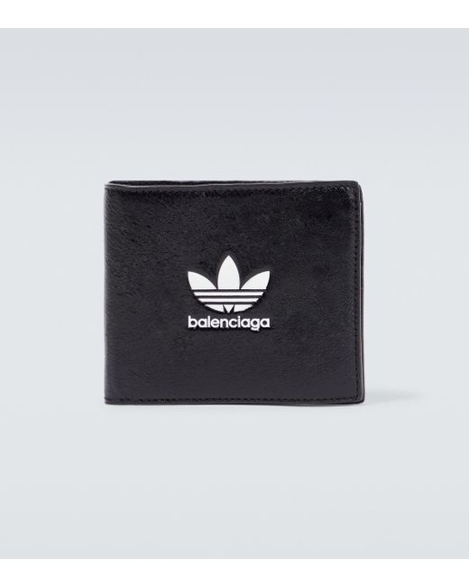X Adidas – Portefeuille en cuir Balenciaga pour homme en coloris Noir | Lyst