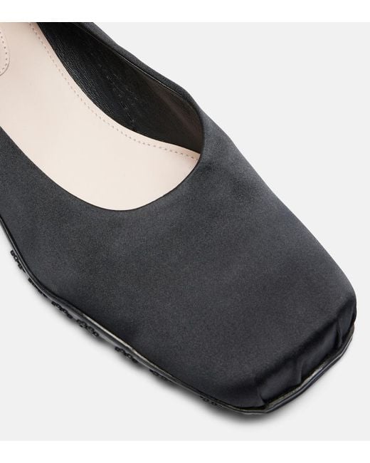 Simone Rocha Black Ballet Runner Embellished Ballet Flats