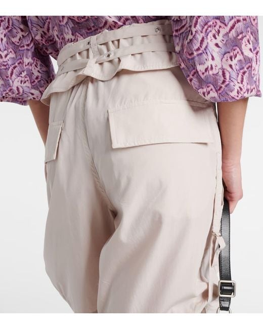 Shorts cargo Heidi con cinturon Isabel Marant de color Natural