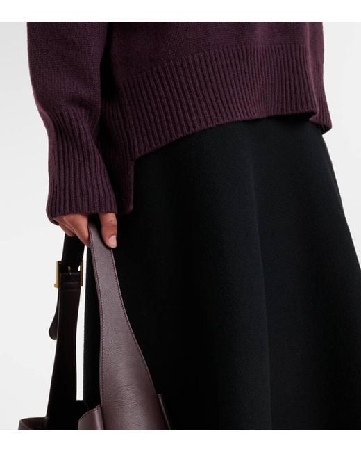 Lisa Yang Purple Pullover Mila Aus Kaschmir