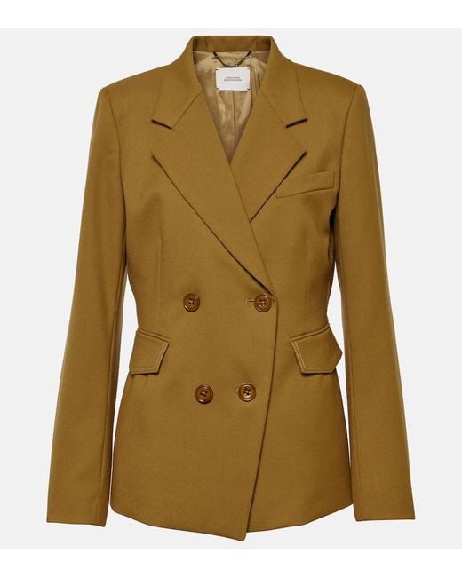 Dorothee Schumacher Green Double-Breasted Blazer