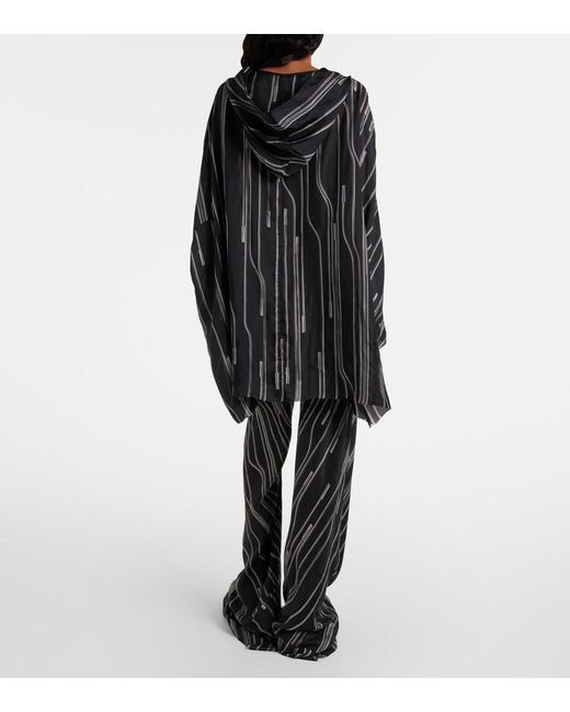 Rick Owens Black Printed Tunic