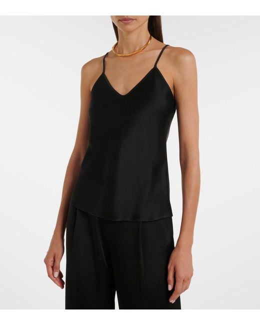 Max Mara Black Satin Camisole