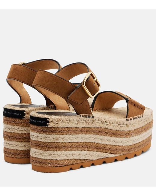 Stella McCartney Brown Espadrille Sandals