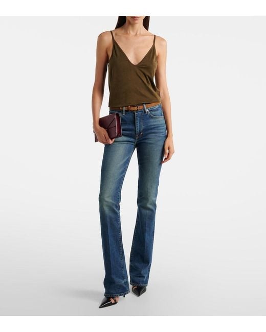 Tom Ford Brown Jersey Top