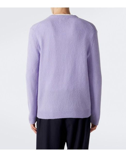 Lisa Yang Purple Baxter Cashmere And Silk Sweater for men