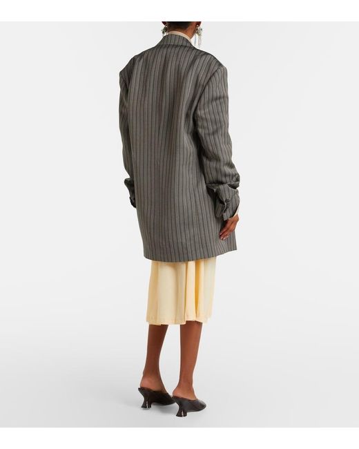Dries Van Noten Natural Humairah Cotton Midi Skirt