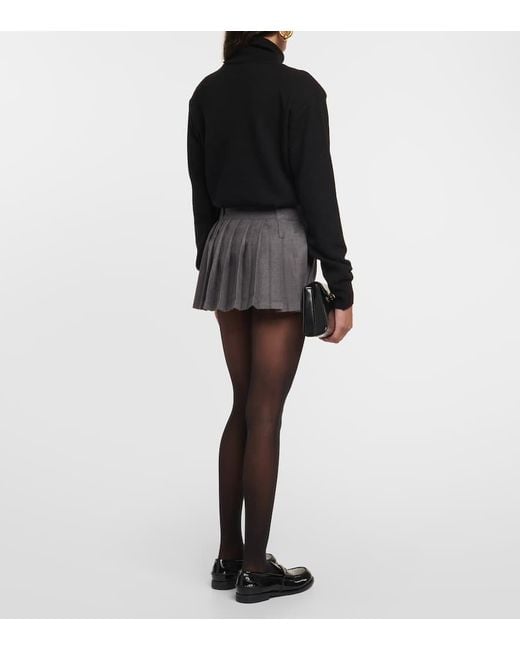 Minifalda Blake plisada Frankie Shop de color Gray