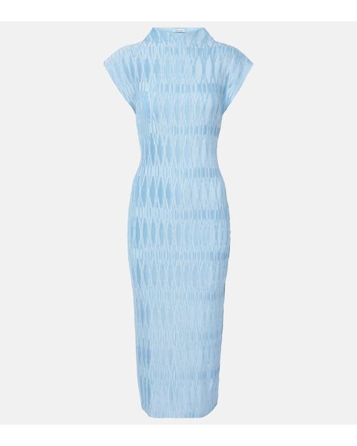 open lace back dress Gramercy Pleated Satin Dress – BLU'S