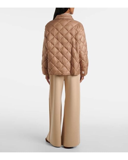 Max Mara Brown The Cube Daunenjacke Pisoft