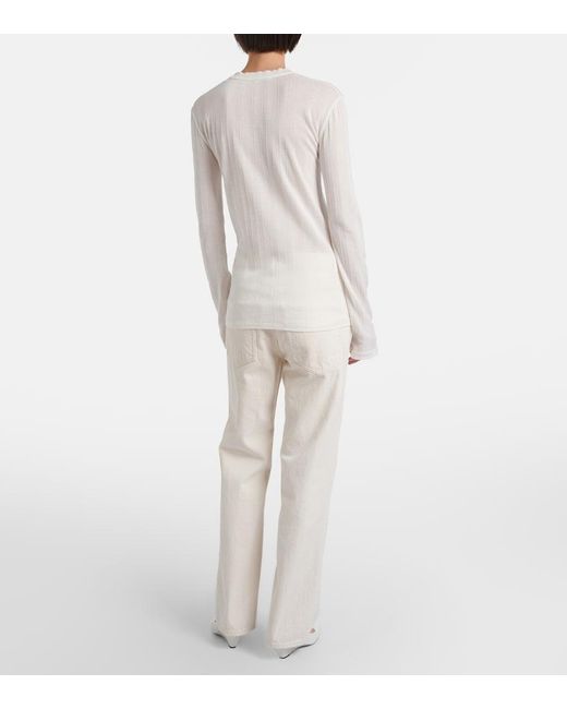 The Row Natural Fargo Straight Jeans