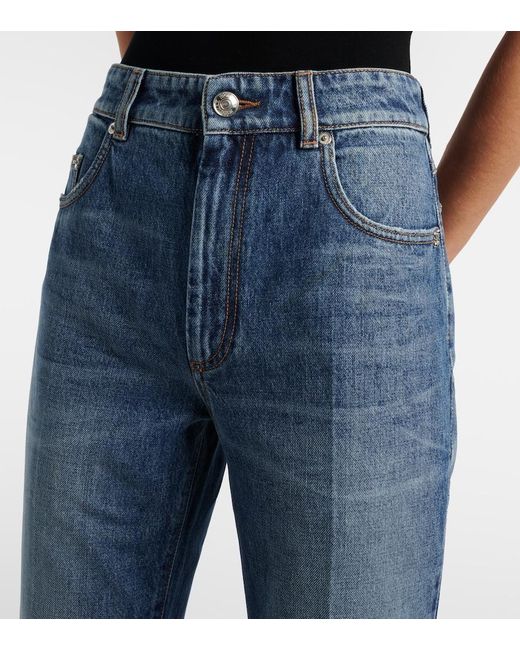 Sportmax Blue Mid-Rise Slim Jeans