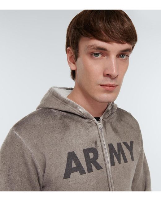 Sudadera Army De Algodon NOTSONORMAL de hombre de color Gray
