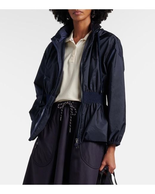 Moncler Blue Liriope Raincoat