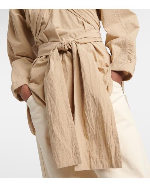 Lemaire Natural Belted Cotton Top