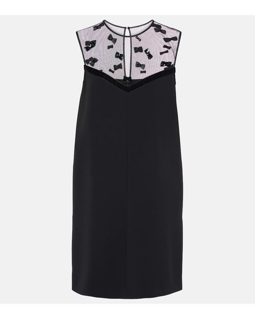Abito Corto Elegante Nandina di Max Mara in Black