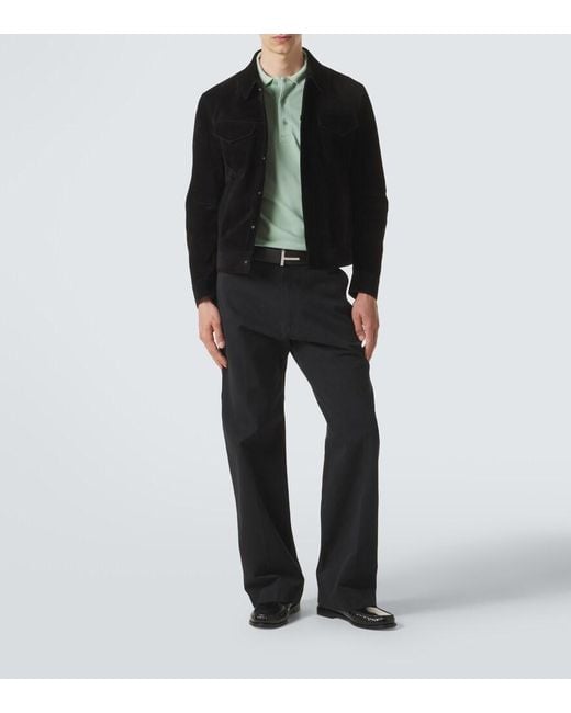 Tom Ford Black Suede Jacket for men
