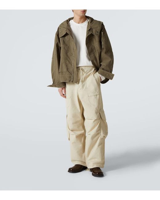 Dries Van Noten Jacke Aus Baumwolle in Green für Herren