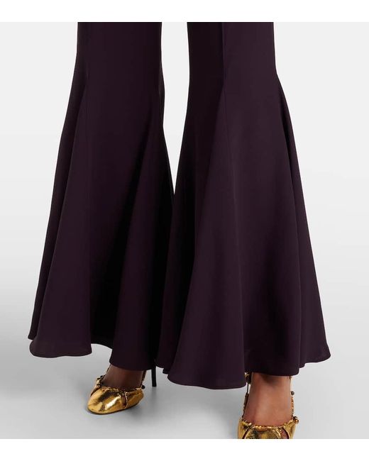 Pantaloni Flared di Chloé in Purple