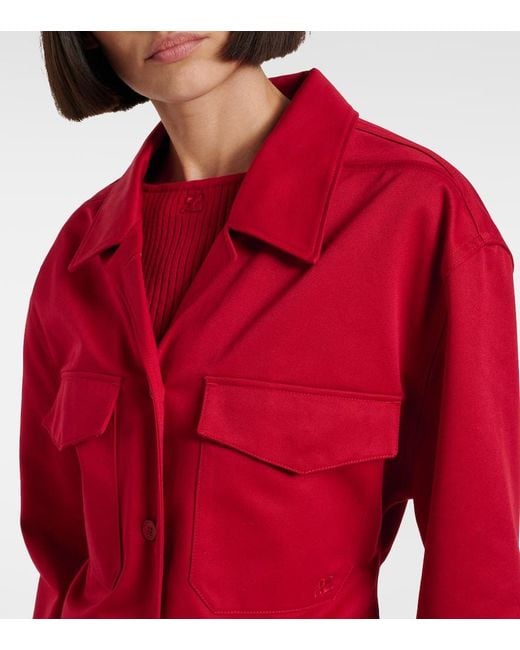 Courreges Red Logo Shirt