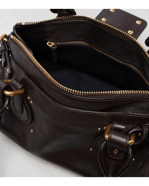 Chloé Black Paddington Small Leather Shoulder Bag