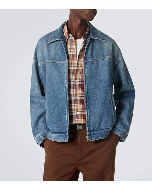 Prada Blue Denim Jacket for men