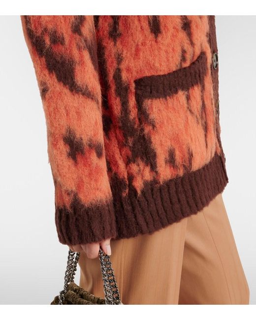 Stella McCartney Red Printed Sweater Vest