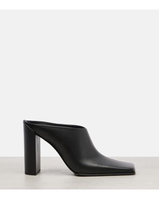 Alaïa Black Mules 90 Aus Leder