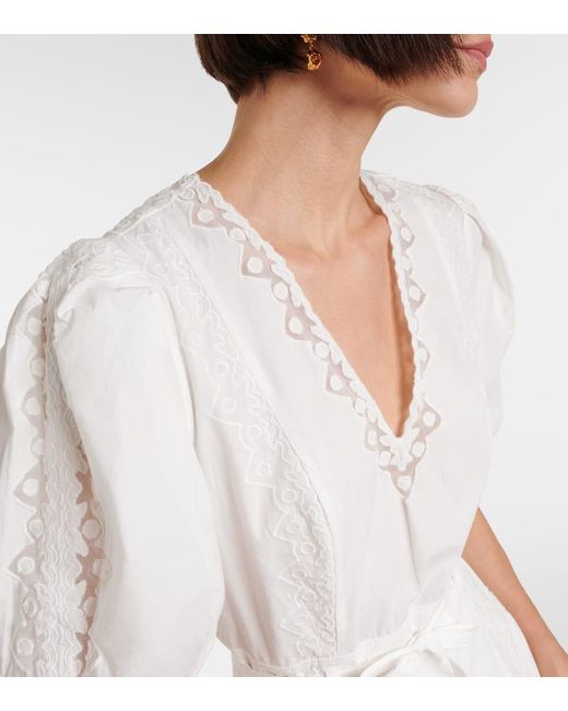 Robe Camila Brodee En Coton Ulla Johnson en coloris White