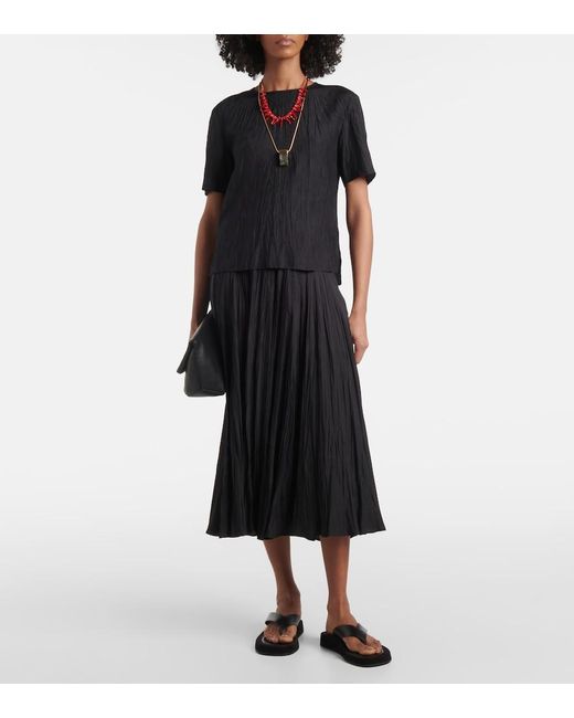 Joseph Black Brunet Silk Top