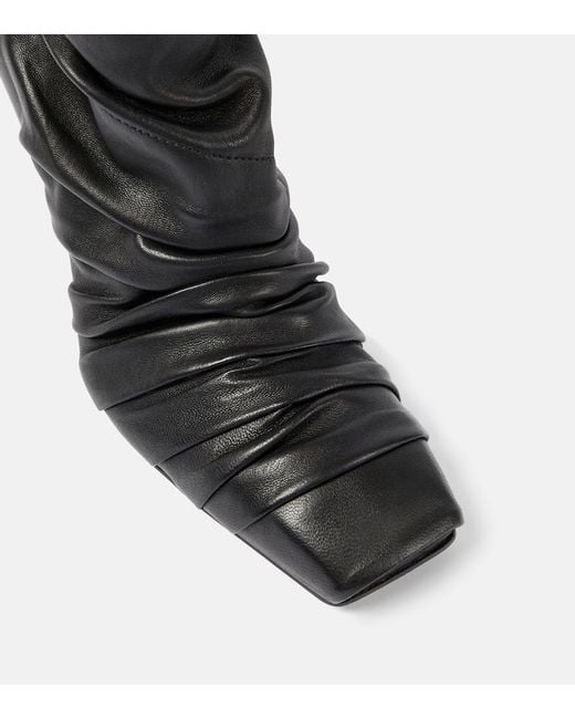 Stivali in pelle di Rick Owens in Black