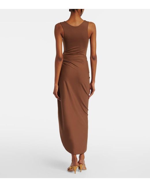 Taller Marmo Brown Swimsuit And Beach Cover-Up Set