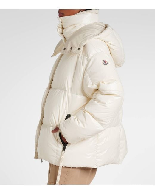 Moncler White Parana Quilted Down Jacket