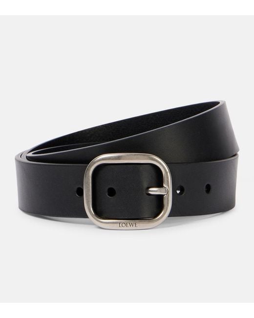 Loewe Black Leather Belt