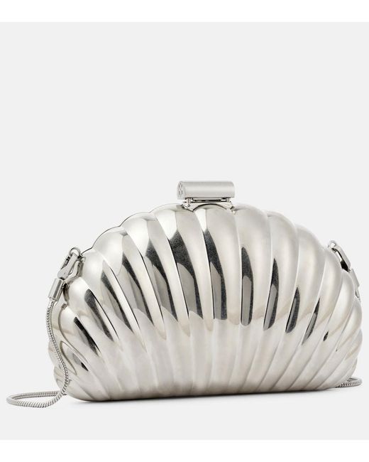 Jonathan Simkhai Metallic Monet Clutch