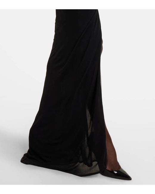 Blumarine Black Robe Aus Jersey