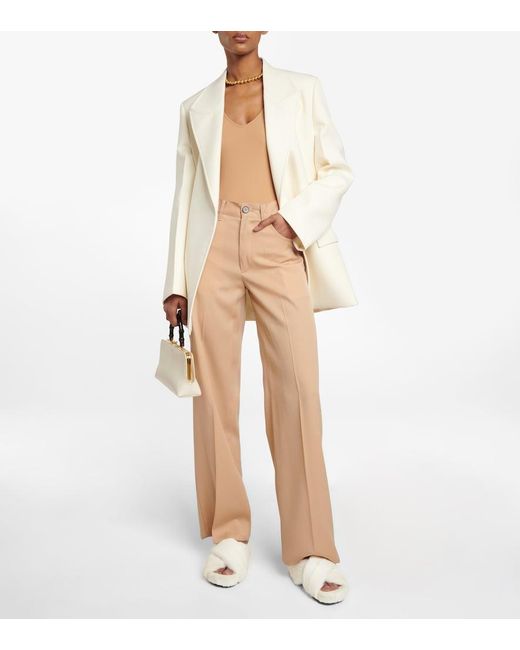 Jil Sander Brown Jersey Bodysuit